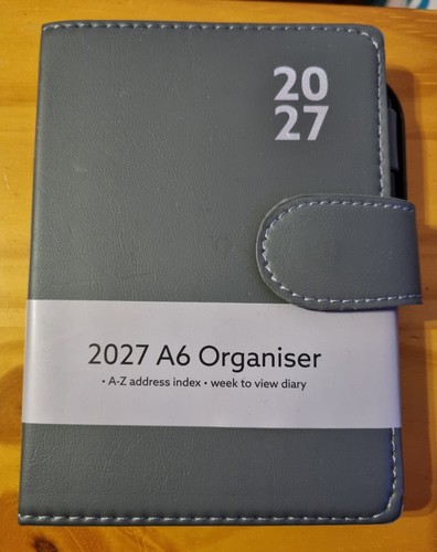2027 organiser diary - 2027, a6