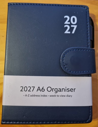 2027 organiser diary - a6,