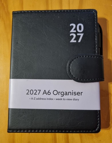 2027 organiser diary - 2027, a6