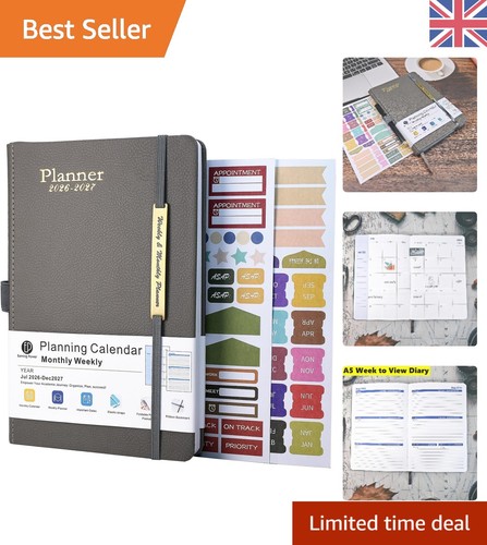 Faux leather diary - faux,