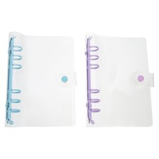  2 Pcs Translucent Notebook